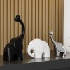 Electroplating harmonious elephant family desktop ornaments