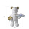 Space violent bear wireless mobile phone charging luxurious floor ornament