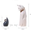 Harmonious cat and mouse desktop ornaments