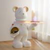 Space violent bear wireless mobile phone charging luxurious floor ornament