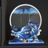 Original design art dolphin quicksand painting decompression hourglass living room decoration decoration