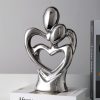 Electroplating loving couple bedroom living room desktop ornaments