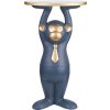 Monkey gentleman tray luxurious floor ornament