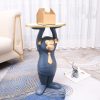 Monkey gentleman tray luxurious floor ornament