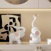 Original design art happy elephant study room decoration