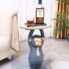 Monkey gentleman tray luxurious floor ornament