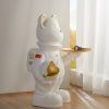 Space violent bear tray luxurious floor ornament