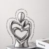 Electroplating loving couple bedroom living room desktop ornaments