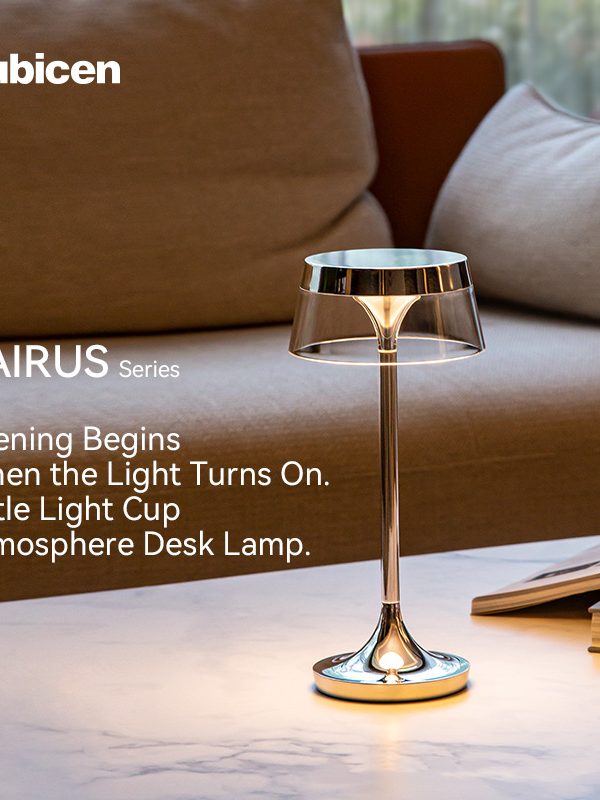 Tubicen Small Light Cup Atmosphere Table Lamp Bedroom Advanced Sense Bedside Lamp Light Luxury American Bar Table Decorative Lamp
