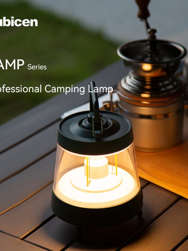 Tubicen wireless charging camping light outdoor tent atmosphere light bedroom bedside night light portable camp light