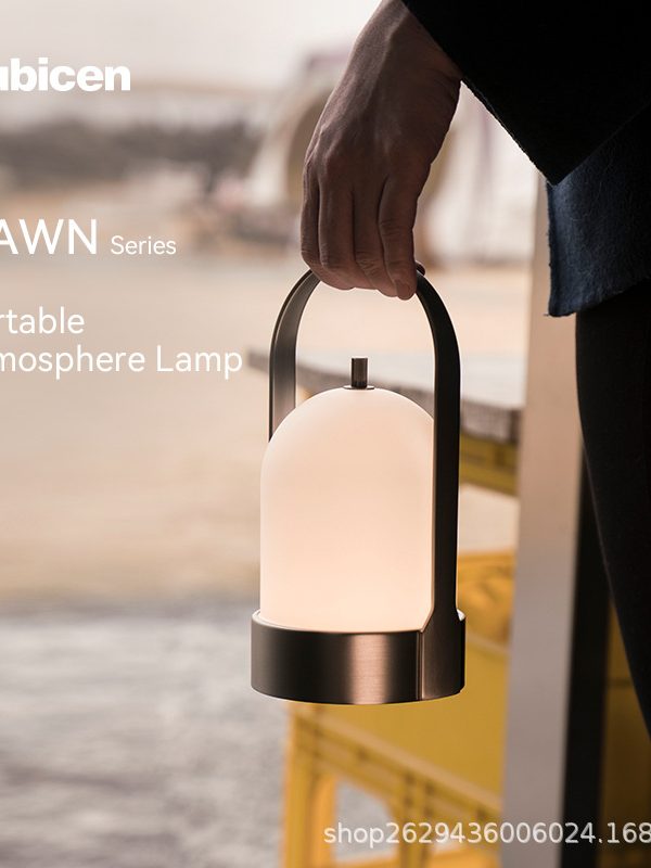 Tubicen Rechargeable Atmosphere Table Lamp Outdoor Camping Lamp Bedroom Bedside Lamp Long Endurance Sleep Nightlight