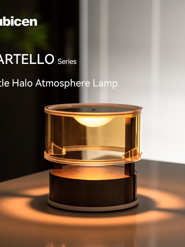 Tubicen Retro Table Lamp Bedroom Bedside Lamp Light Luxury American Creative Atmosphere Lamp Wireless Charging Nightlight