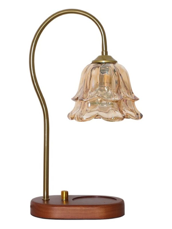 Linglan aromatherapy lamp wax lamp French retro bedroom bedside lamp home decoration atmosphere lamp fire-free Fragrance lamp