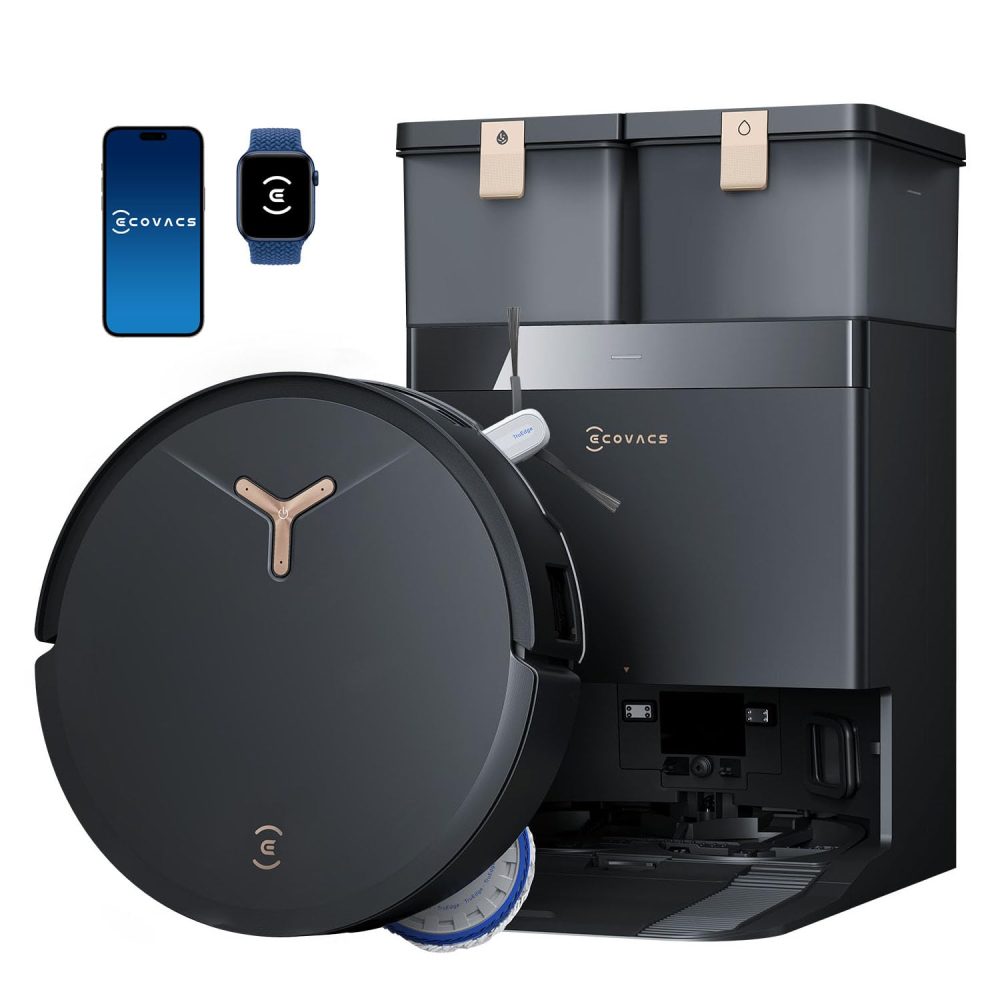 ECOVACS DEEBOT T50 PRO Omni Robot Vacuum and Mop, 3.19” Ultra-Slim, 15,000Pa Suction, ZeroTangle 2.0, TruEdge Edge Cleaning, AIVI 3D Obstacle Avoidance, Auto Mop Wash & Dry, Self-Emptying - Image 10