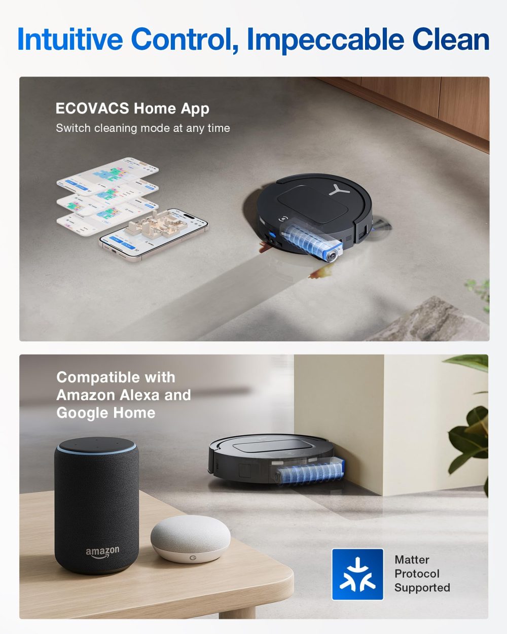 ECOVACS DEEBOT X9 PRO Omni Robot Vacuum and Mop, Blast™ 16,600Pa Suction, OZMO Roller Instant Self-Washing Mopping, ZeroTangle™ 3.0, Triple Lift System, AI Smart Navigation, Hands-Free Omni Station - Image 17