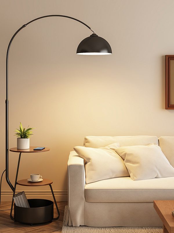 New style fishing lamp floor lamp living room sofa side a few advanced feeling French medieval retro bedroom atmosphere table lamp