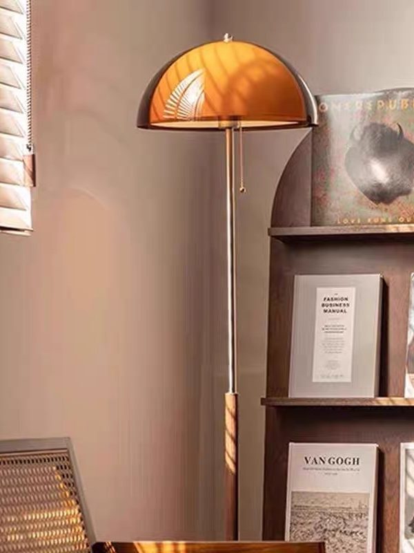 American Middle Ancient Living Room Floor Lamp Sunset Atmosphere Lamp Bedroom Bedside Designer Retro Sofa Side Vertical Table Lamp