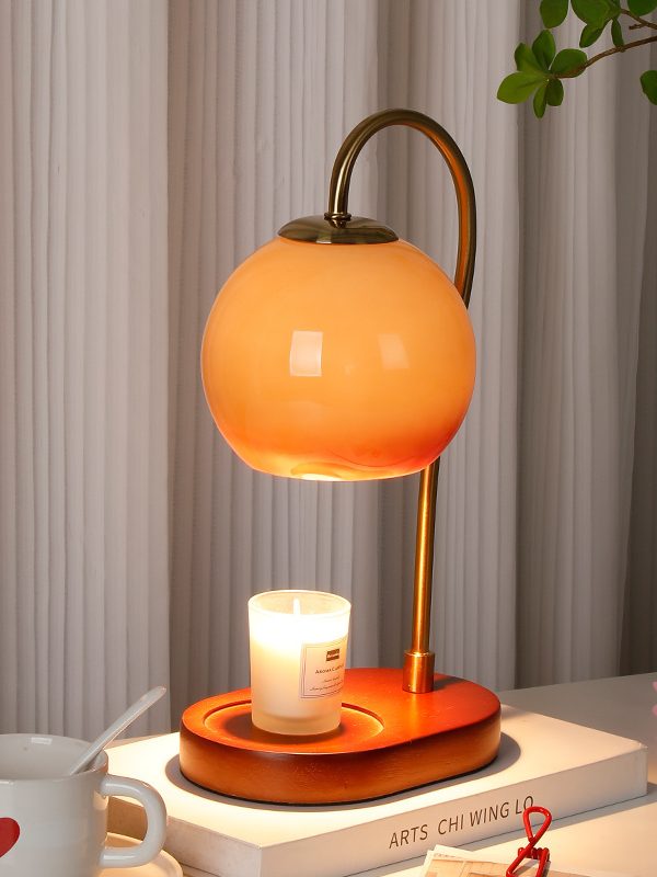 Middle Ancient Light Luxury Aromatherapy Melted Wax Lamp Girl's Room Atmosphere Decorative Atmosphere Lamp Knob Switch Bedroom Bedside Lamp