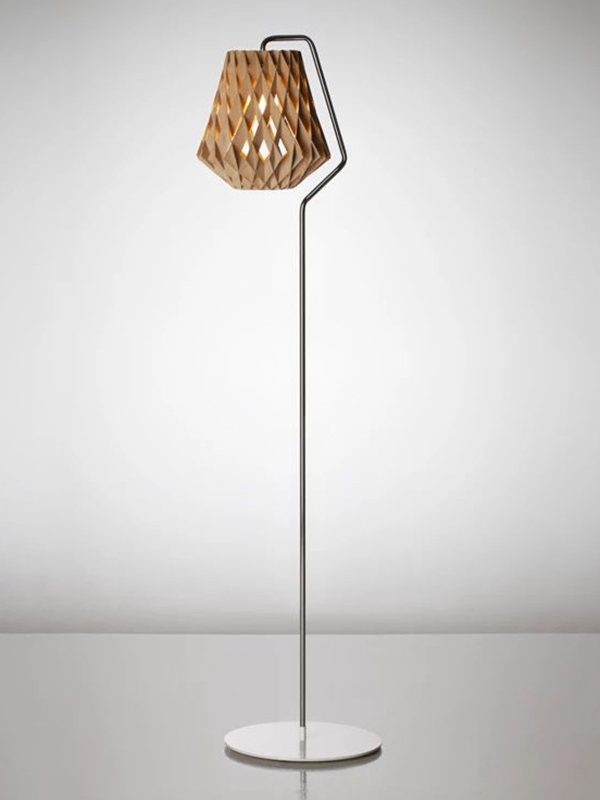 Floor Lamp Italian Designer's Silent Style Creative Ins Internet Popular Nordic Living Room Bedroom Sofa Edge Wooden Lampshade