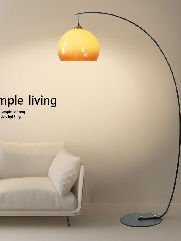 Antique Minimalist Fishing Lamp Living Room Sofa Floor Lamp Corner Decorative Design Nordic Light Luxury Art Table Lamp