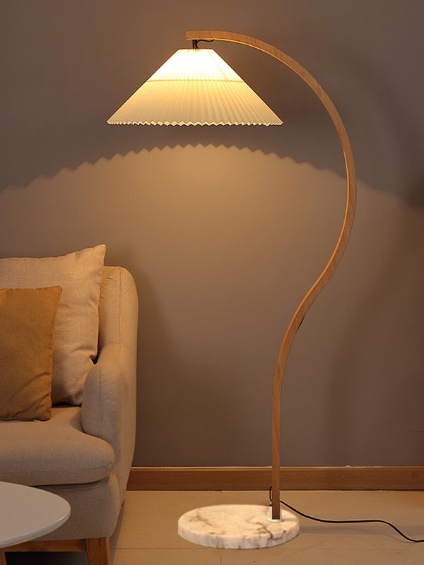 Floor lamp modern simple Nordic fishing living room led designer art model room creative ins vertical table lamp