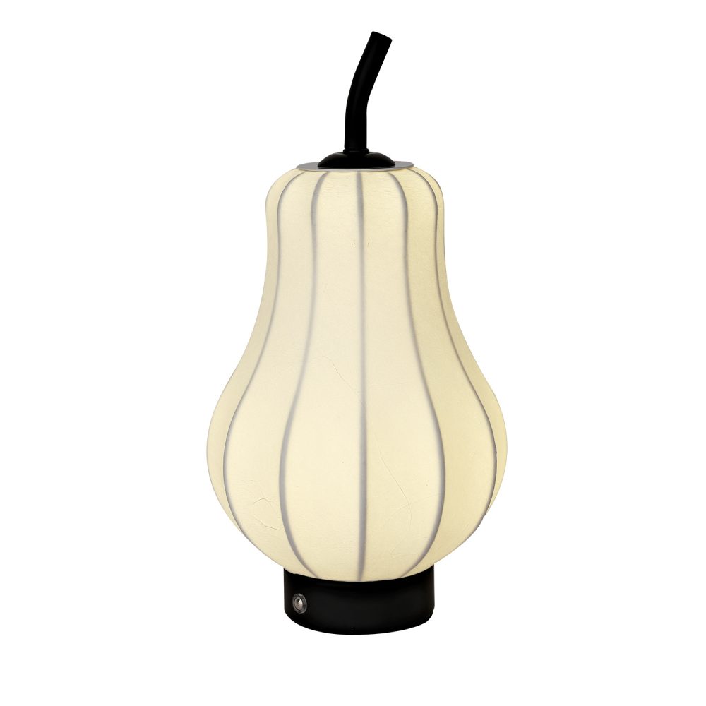Middle Ancient Pear Table Lamp Bedroom Bedside Sydney Silk Retro Charging Living Room Art Atmosphere Lamp - Image 5