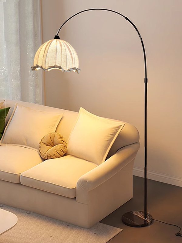 Nordic Style Living Room Atmosphere Floor Lamp Fishing Lamp Simple Homestay Tea Room Study Reading Lamp Bedside Floor Lamp