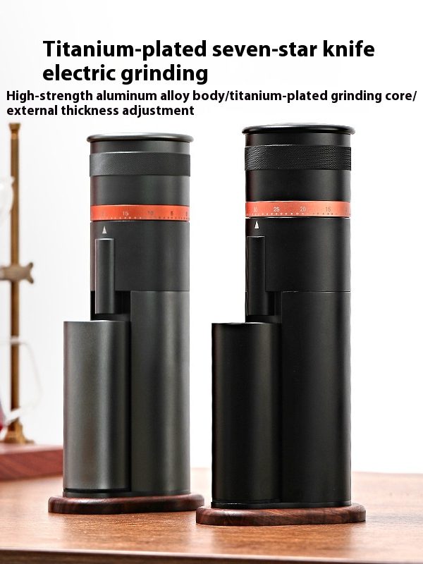 electric bean grinder household portable small single-product hand-punching Italian commercial coffee bean grinder grinder