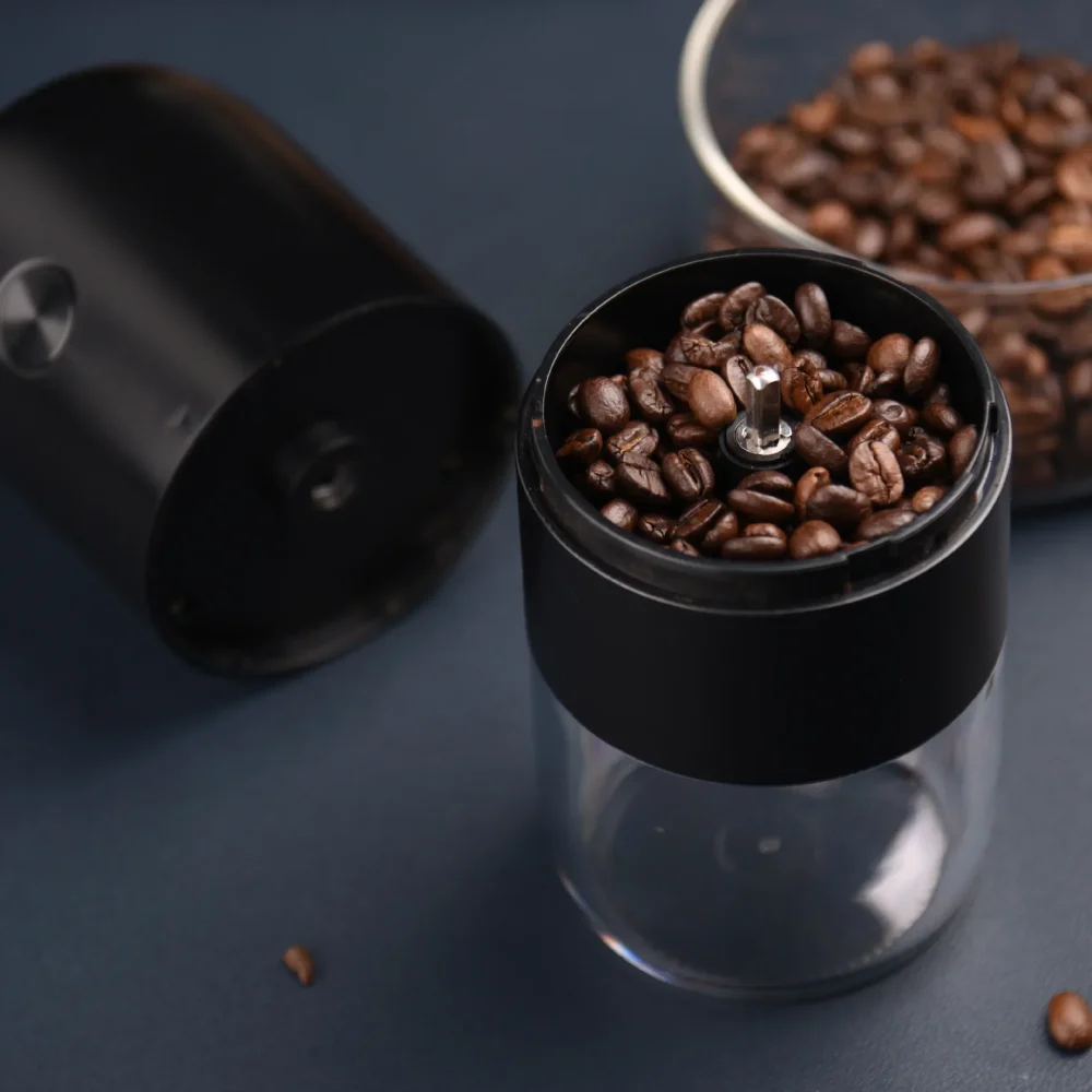 hand punch Italian flour mill coffee machine rechargeable coffee grinder electric bean grinder portable household - Image 3