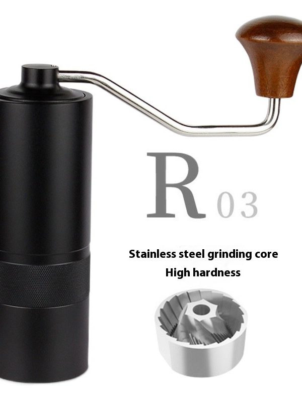 Stainless steel grinding core hand grinder portable Italian grinder all metal body manual coffee machine grinder