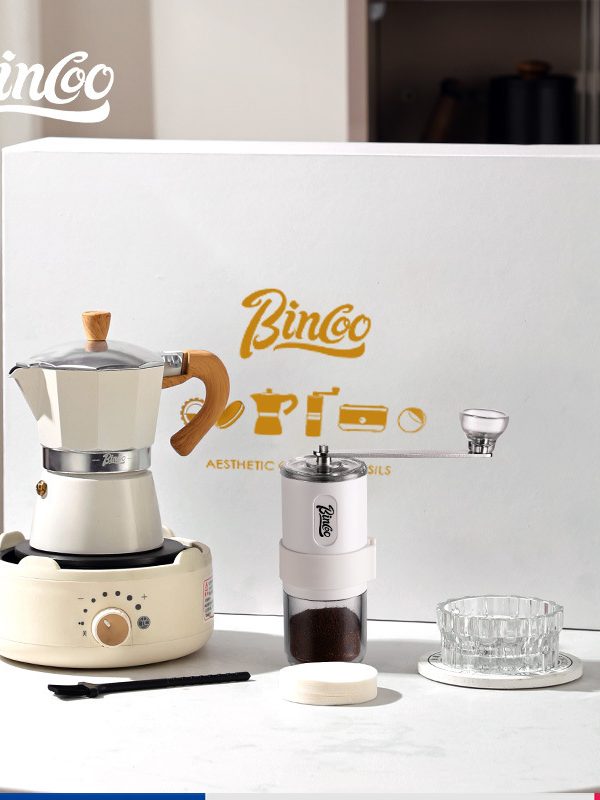 Moka Pot Coffee Set - Stovetop Espresso Maker Gift