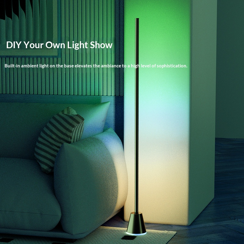 Symphony Floor Lamp Living Room Bedroom Sofa Beside Scandinavian Corner Lamp Bluetooth Remote Control Rgb Music Atmosphere Lamp - Image 3