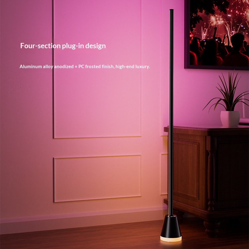 Symphony Floor Lamp Living Room Bedroom Sofa Beside Scandinavian Corner Lamp Bluetooth Remote Control Rgb Music Atmosphere Lamp - Image 4