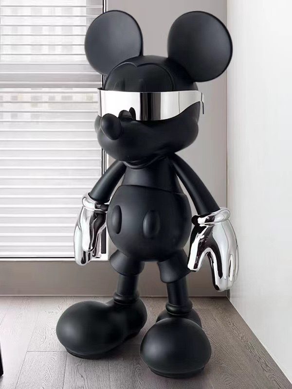 Fashion Cyberpunk Mickey Mouse Trendy Play Ornaments Living Room Entrance TV Cabinet Bar Floor Decorations